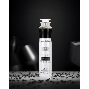 Lattafa Ana Abiyedh Air Freshener 300 ml – white musk, cardamom & saffron room spray | Svajoniukas