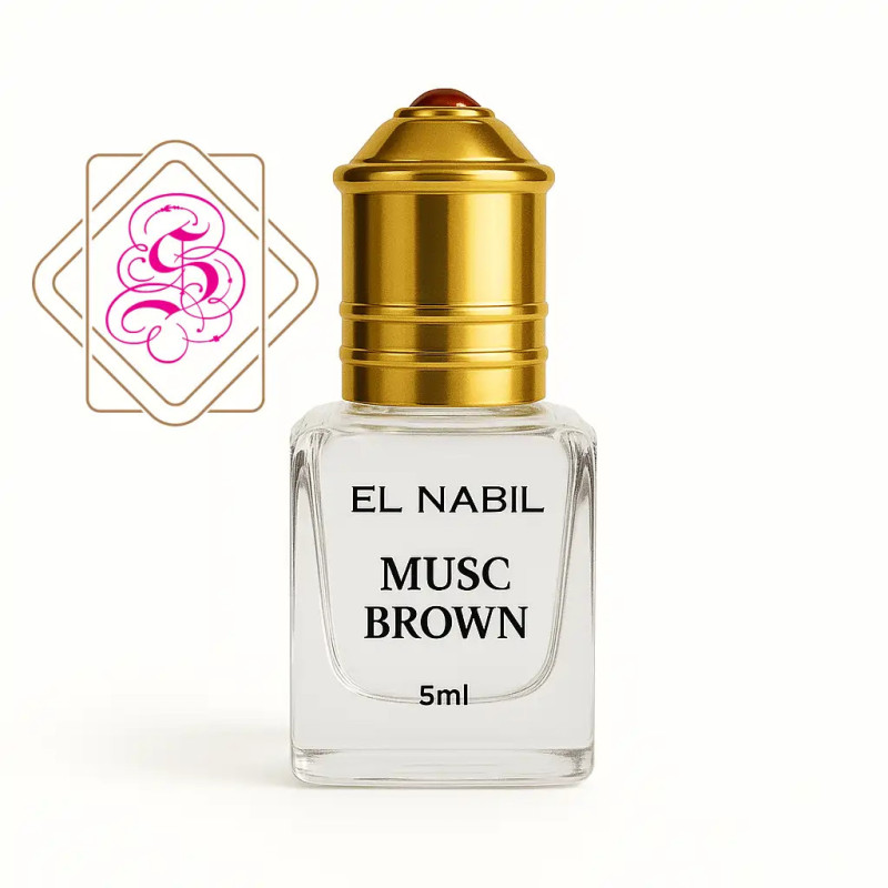 El Nabil Musc Brown 5 ml Rytietiškas Arabiškas Kvepalų Aliejus | Svajoniukas El Nabil Musc Brown 5 ml Rytietiškas Arabiškas Kvepalų Aliejus | Svajoniukas