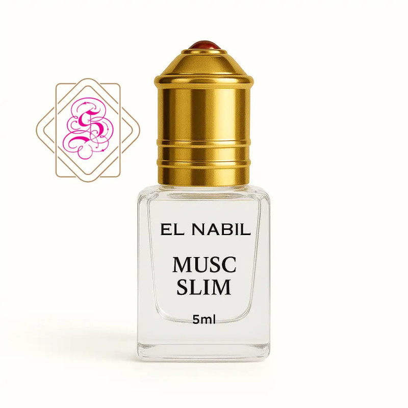 El Nabil Musc Slim 5 ml Rytietiškas Arabiškas Kvepalų Aliejus | Svajoniukas El Nabil Musc Slim 5 ml Rytietiškas Arabiškas Kvepalų Aliejus | Svajoniukas