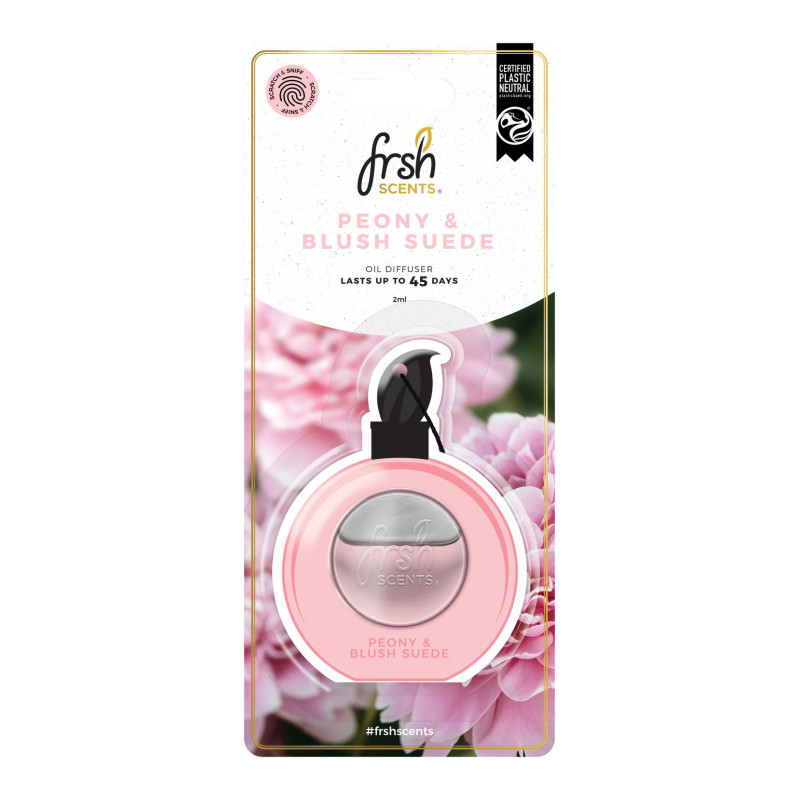 FRSH Scents Peony & Blush Suede Hanging Diffuser 2 ml