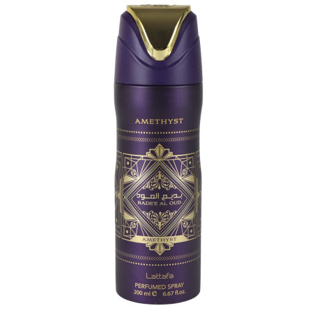 Lattafa Badee Al Oud Amethyst – rožių ir oud kūno purškiklis