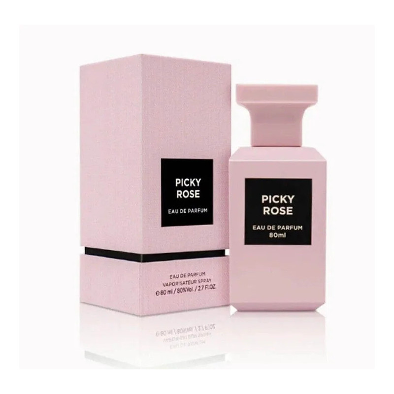 Fragrance World Picky Rose EDP 80 ml – rose, Sichuan pepper, vanilla & tonka perfume