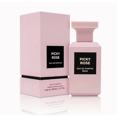 Fragrance World Picky Rose EDP 80 ml – rose, Sichuan pepper, vanilla & tonka perfume