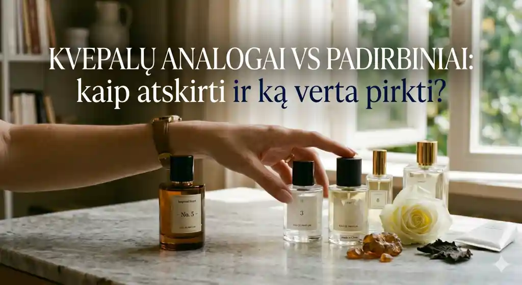 Kvepalų analogai vs padirbiniai: kaip atskirti ir ką verta pirkti? 3 Kvepalų_analogai_padirbiniai