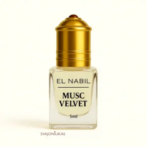 EL NABIL Musc Velvet – Gaivus Greipfrutų ir Jūros Natų Aromatas 5ml