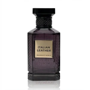 Prabangūs odiniai kvepalai unisex Fragrance World Italian Leather 80ml