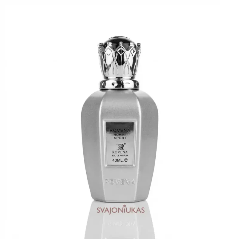 rovena-homme-sport-40ml-bottle Rovena Homme Sport kvepalų vyrams buteliukas, 40ml