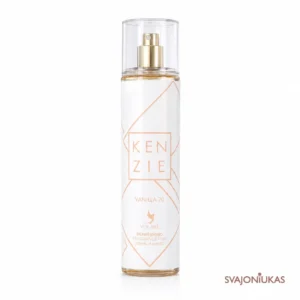 Volare Kenzie Vanilla 70 Mist 250 ml - saldi vanilinė kūno dulksna su kriauše, persiku, praline, ambra, muskusu ir sandalmedžiu