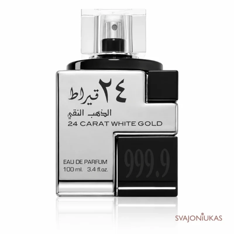 Lattafa 24 Carat White Gold EDP 100 ml - pagrindinė nuotrauka Lattafa 24 Carat White Gold EDP 100 ml unisex kvepalai - pagrindinė nuotrauka