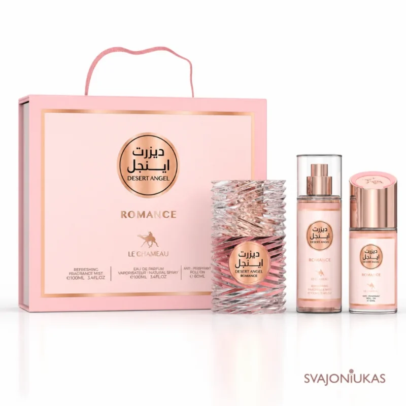 Le Chameau Desert Angel Romance 3 in 1 kvepalų rinkinys - pagrindinė nuotrauka Le Chameau Desert Angel Romance 3 in 1 kvepalų rinkinys kvepalų rinkinys moterims - pagrindinė nuotrauka